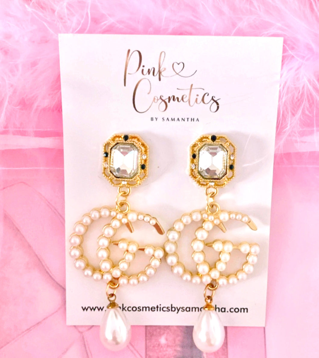 GG pearl earrings